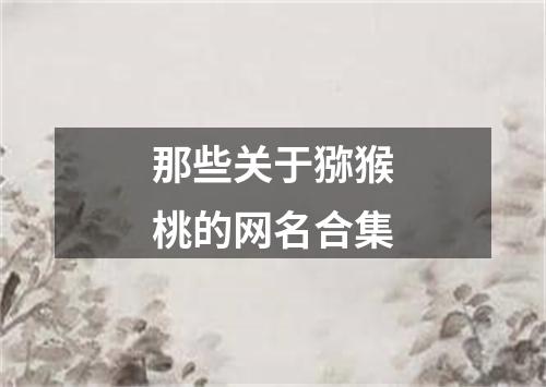 那些关于猕猴桃的网名合集