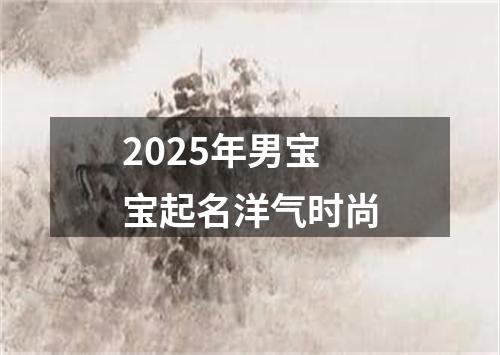 2025年男宝宝起名洋气时尚
