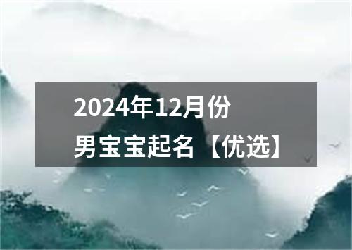 2024年12月份男宝宝起名【优选】
