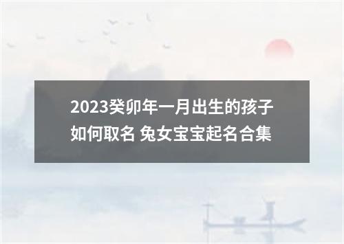 2023癸卯年一月出生的孩子如何取名 兔女宝宝起名合集