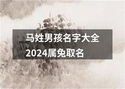 马姓男孩名字大全2024属兔取名