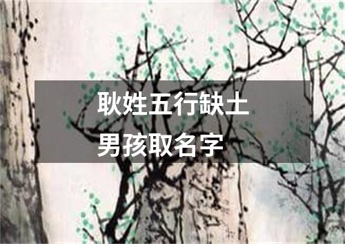 耿姓五行缺土男孩取名字