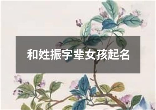 和姓振字辈女孩起名