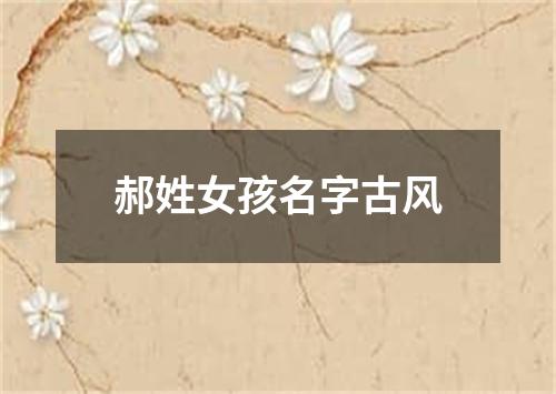 郝姓女孩名字古风