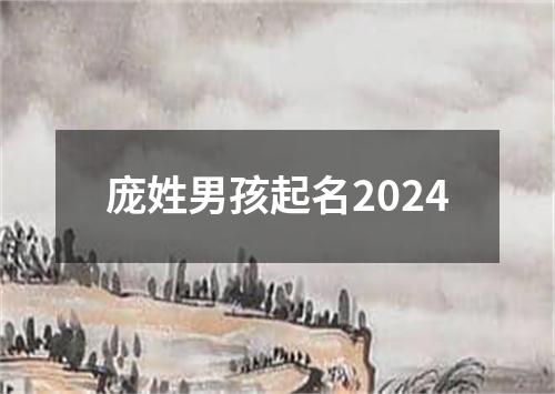 庞姓男孩起名2024