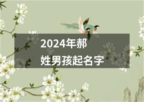 2024年郝姓男孩起名字