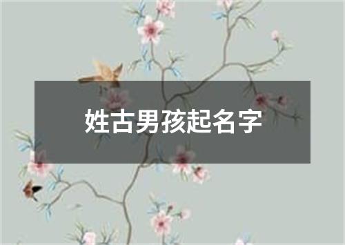 姓古男孩起名字