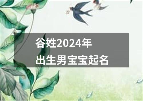 谷姓2024年出生男宝宝起名