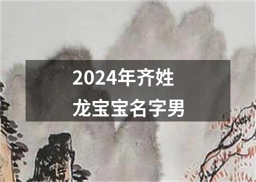 2024年齐姓龙宝宝名字男