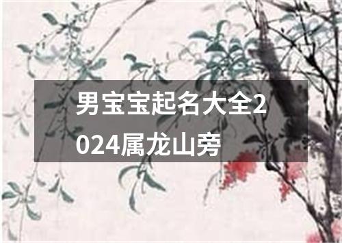 男宝宝起名大全2024属龙山旁