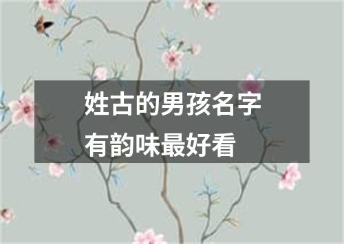 姓古的男孩名字有韵味最好看