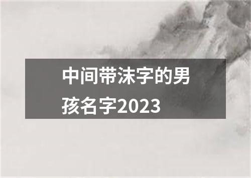 中间带沫字的男孩名字2023