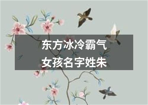 东方冰冷霸气女孩名字姓朱