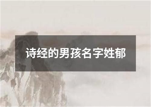 诗经的男孩名字姓郁