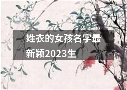 姓衣的女孩名字最新颖2023生
