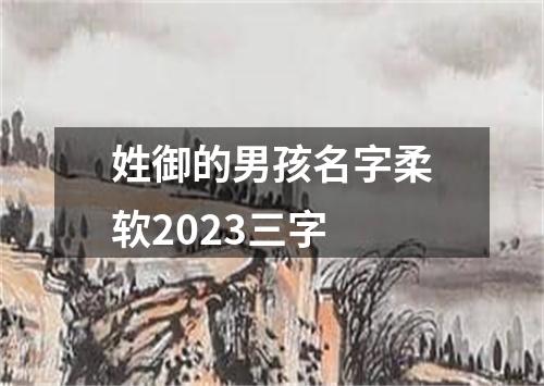 姓御的男孩名字柔软2023三字