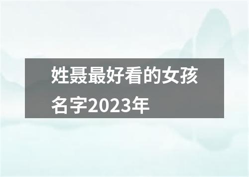 姓聂最好看的女孩名字2023年