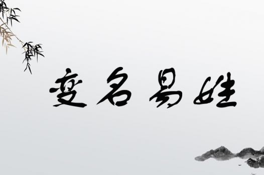 变名易姓