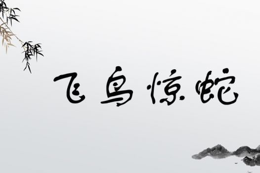 飞鸟惊蛇