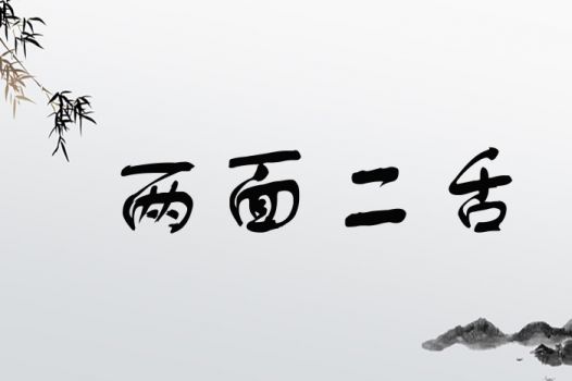 两面二舌