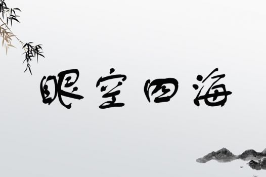 眼空四海