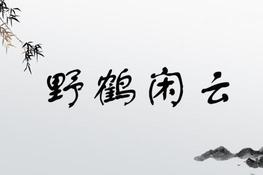 野鹤闲云