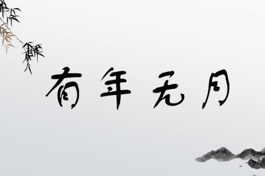 有年无月