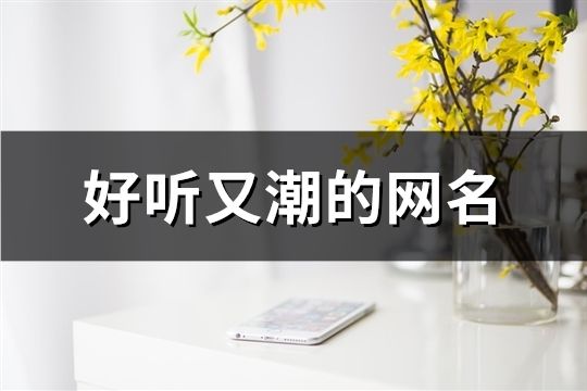好听又潮的网名(125个)