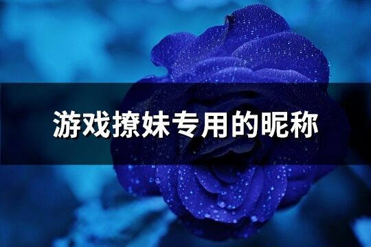 游戏撩妹专用的昵称(共71个) 游戏撩妹专用的昵称(共71个)