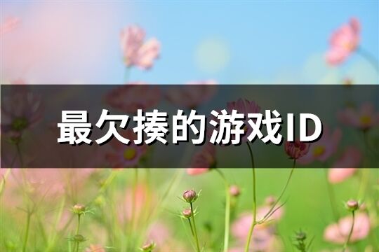 最欠揍的游戏ID(共228个) 最欠揍的游戏ID(共228个)
