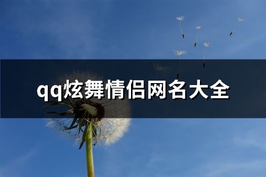 qq炫舞情侣网名大全(共182个) qq炫舞情侣网名大全(共182个)