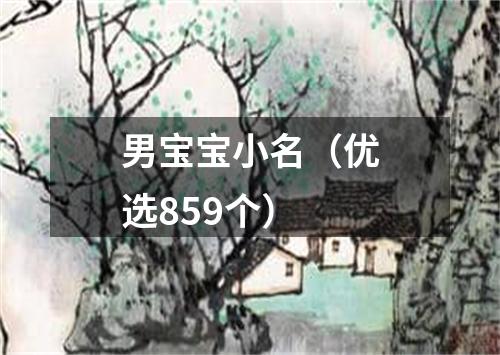 男宝宝小名（优选859个）