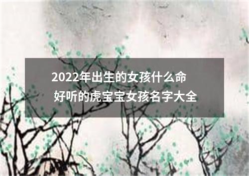 2022年出生的女孩什么命 好听的虎宝宝女孩名字大全
