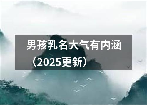 男孩乳名大气有内涵(2025更新)