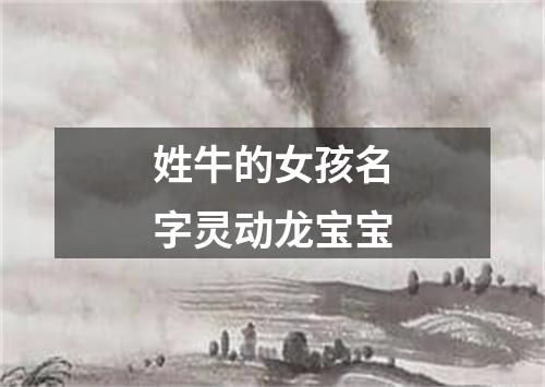 姓牛的女孩名字灵动龙宝宝