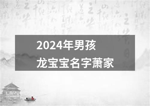 2024年男孩龙宝宝名字萧家