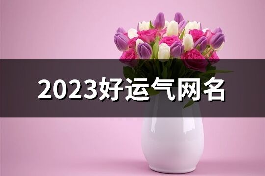 2023好运气网名(优选1200个) 2023好运气网名(优选1200个)
